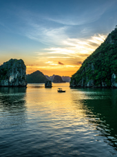 Vietnam - halong bugten_sunset_01