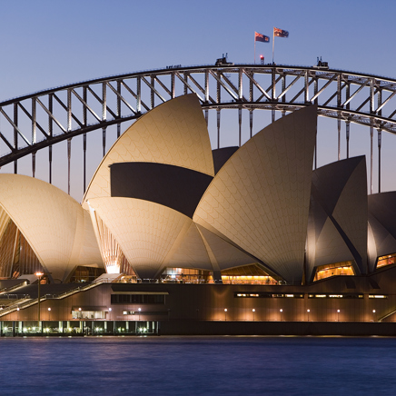 ... og naturligvis også Operahuset og Sydney Harbour bridge
