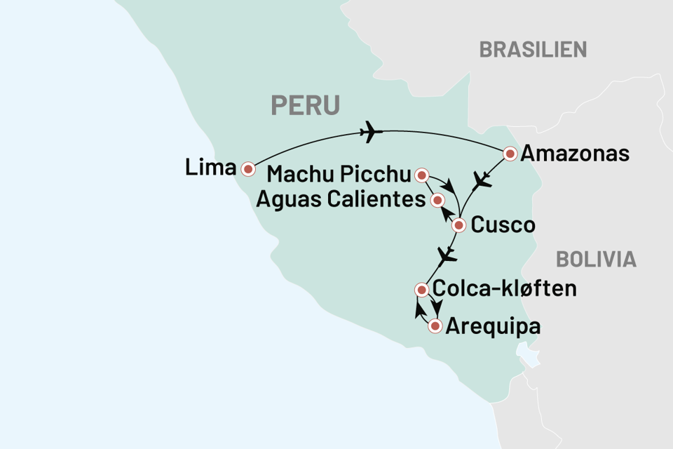 peru - Peru_amazonjunglen og inkariget