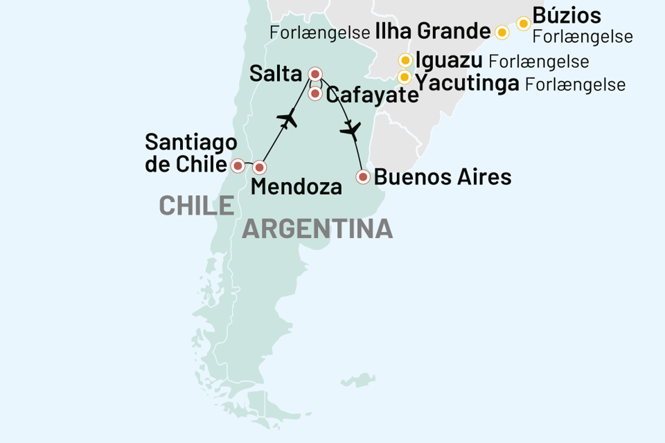 chile - Chile og argentina_storby vin og vild natur