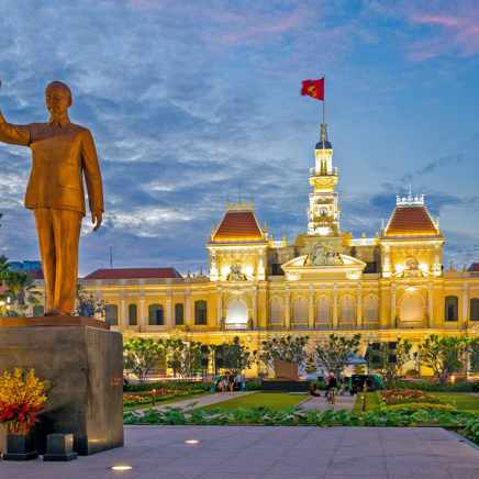 Ho Chi Minh City, en vigtig brik i historien om Vietnamkrigen.