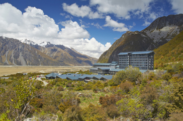new zealand - mount cook national park - hermitage hotel_facade_01