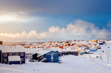Solopgang Nussuaq I Nuuk