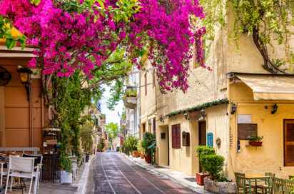 Greece Athens Plaka Small Street 1