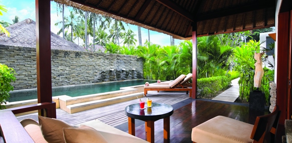 bali - lombok - qunci villas_one bedroom with pool_terrasse