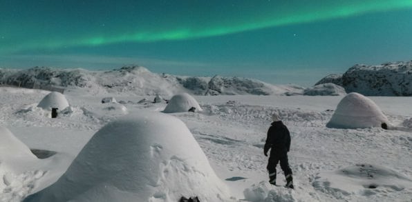 Iglo Logde Hotel Udendørs Nordlys