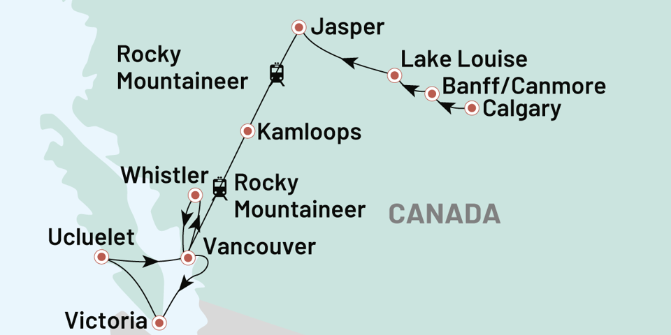 Canada Paa Eventyr I Rocky Mountains Med Toget Rocky Mountaineer 2025