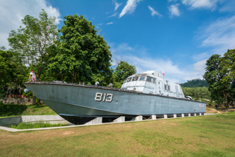 Krigsskib Tsunami Museum Thailand