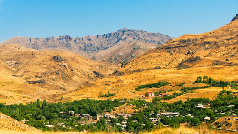 Armenia Areni Village With Vineyard