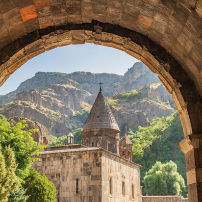 Armenia Geghard Monastery Arch