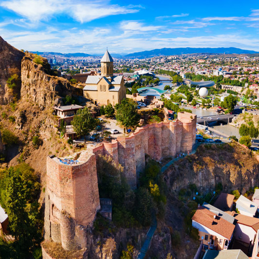 Narikala-fæstningen troner over Tbilisi