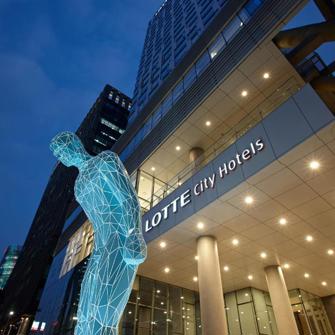 Lotte City Hotel Myeongdong Indgang