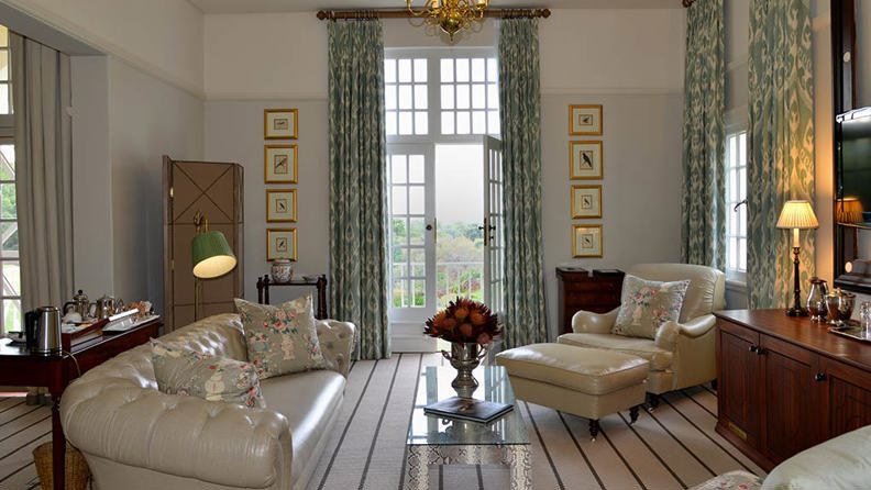 sydafrika - zimbabwe - victoria falls - victoria falls hotel_vaerelse med udsigt