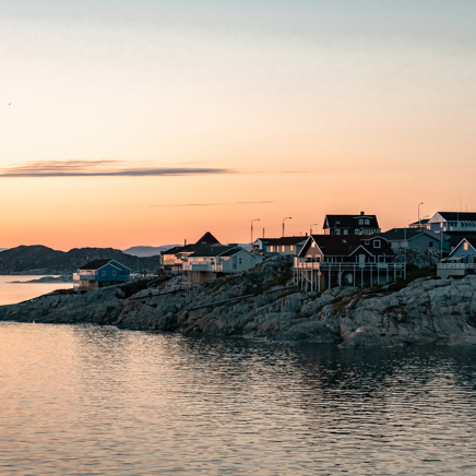 Ilulissat i sommerlys