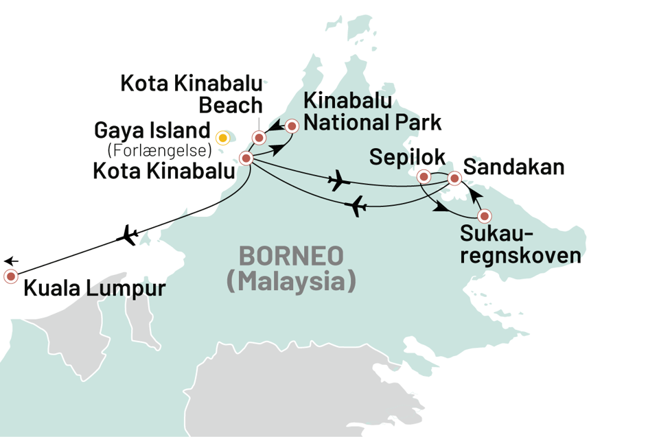 Borneo Borneos Vilde Skønhed