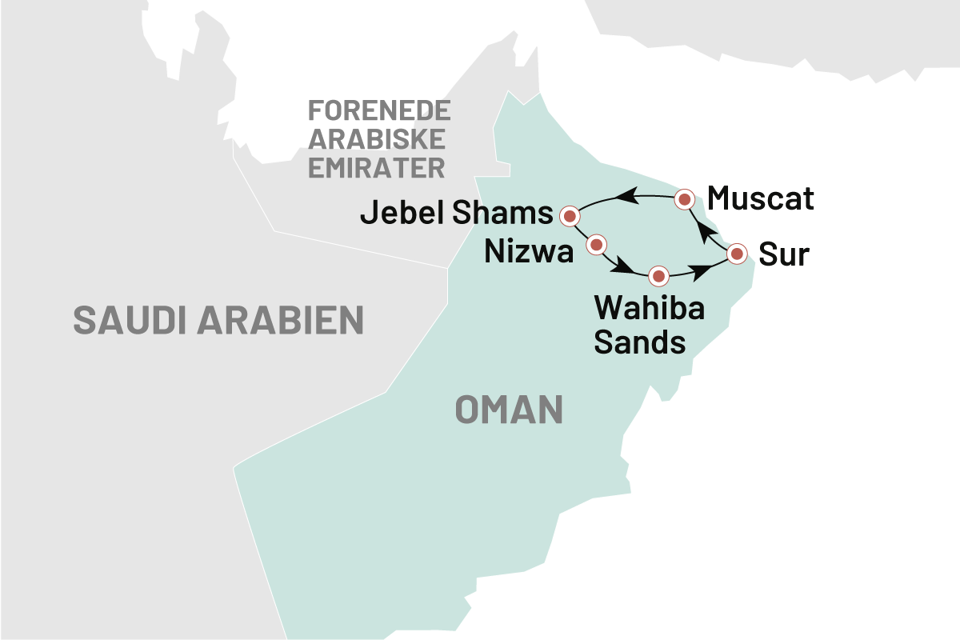 Oman Rundrejse