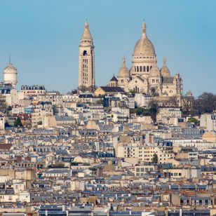 ...og basilikaen Sacré-Cæur i Montmartre.