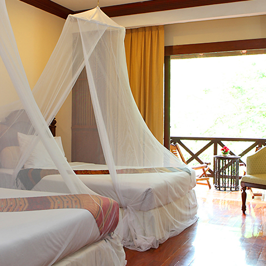 laos - luang praban - villa santi hotel_standard vaerelse