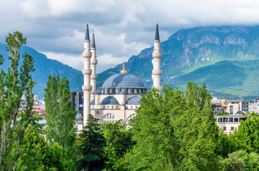 Albania Tirana Treetops Mosque