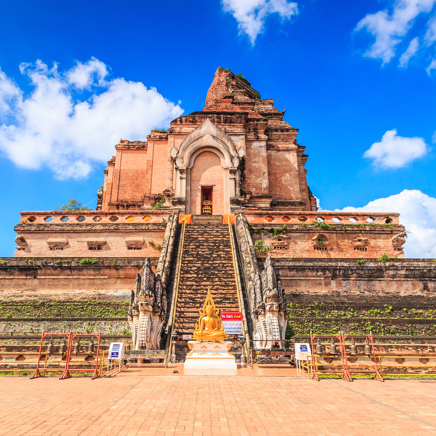 thailand - Chiang rai_wat chedi luang tempel_01