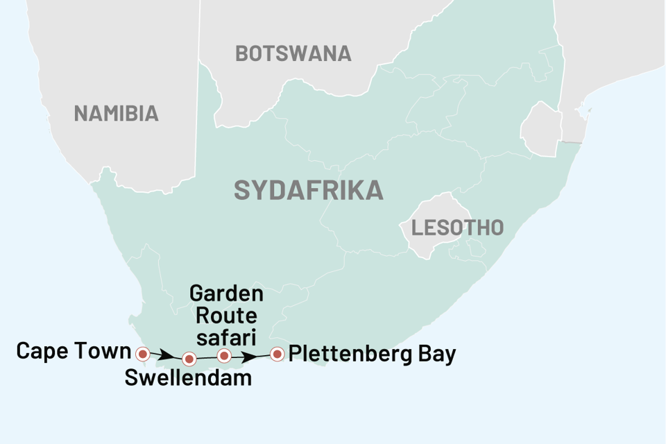 sydafrika - Sydafrika_Cape town safari og garden route_FIT