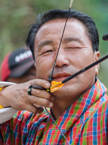 Bhutan, bueskydning som er nationalsport
