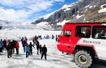 Ice Explorer på Athabasca-gletsjeren