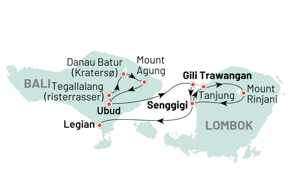 Bali Mageløse Bali Gili Lombok Legian
