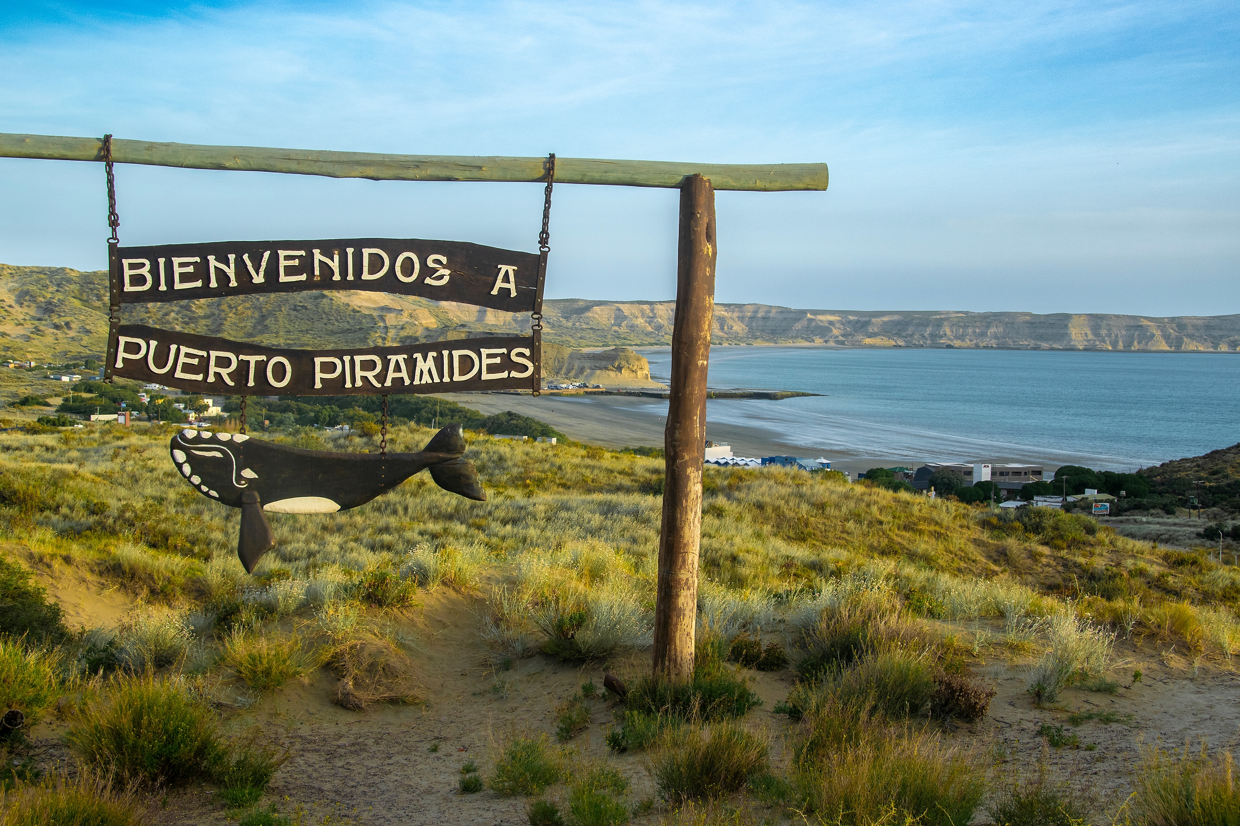 Puerto Piramides Havudsigt