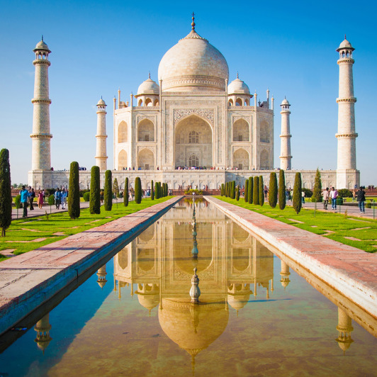 Taj Mahal er blandt verdens største seværdigheder - dette syn glemmer vi aldrig