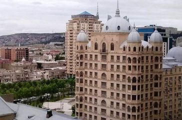 Aserbajdsjan Baku Central Park Hotel Facade