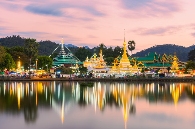 thailand - mae hong son_wat jong kham tempel_01