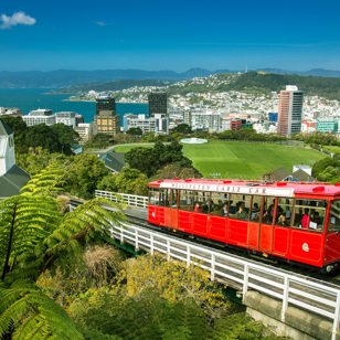 ... inden vi er fremme i hovedstaden Wellington