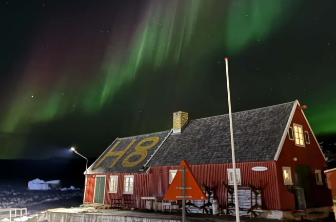 Oqaatsut Udflugt Vinter Nordlys Oqa