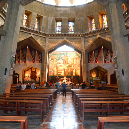 I Israel skal vi besøge Bebudelseskirken i Nazareth