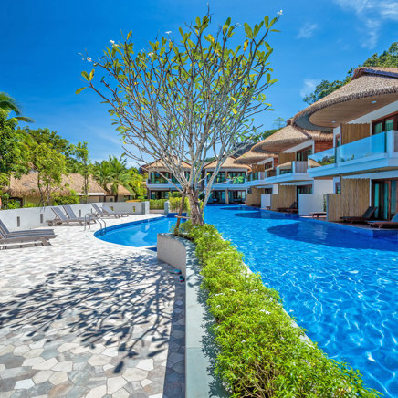 I slutter rejsen på Tup Kaek Sunset Beach Resort i Krabi