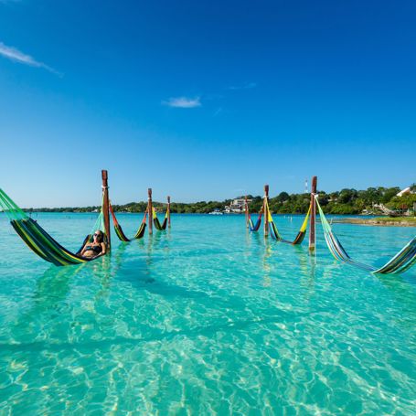 Mexico Bacalar Hammock Laguna