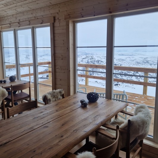 Grønland Ilulissat Hotel Aurora Lodge Fælles Stue