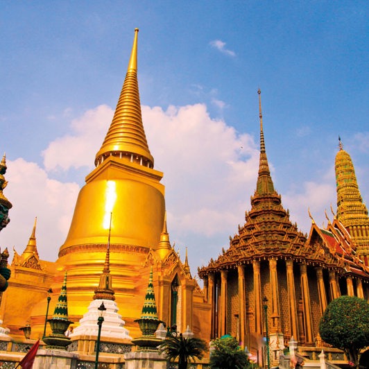 ... og I skal naturligvis opleve det prægtige Grand Palace.