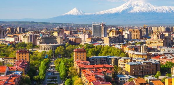 Armenia Yerevan Mount Ararat Panorama