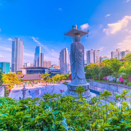 Bongeunsa Temple In Seoul City, South Korea