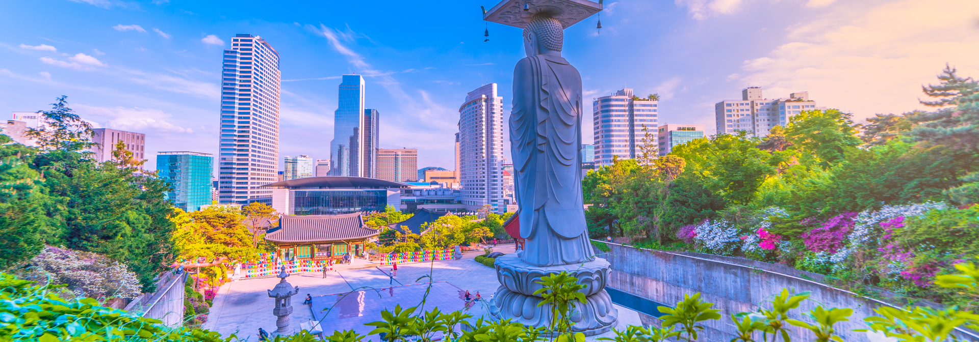Bongeunsa Temple In Seoul City, South Korea