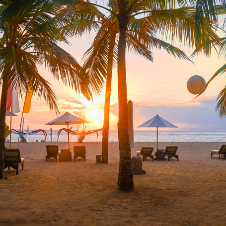 Bali Sanur Strand Solnedgang As 860917028