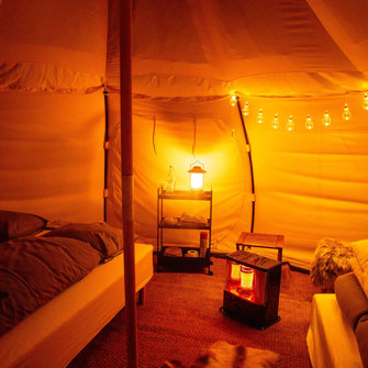 Camp Kangiusaq Telt Interior