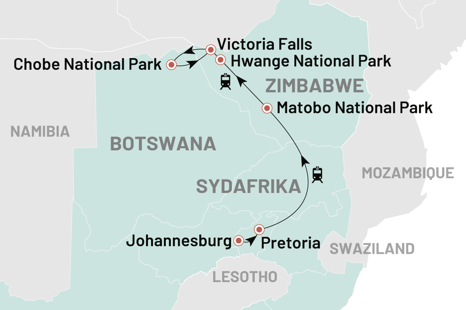 Sydafrika Rovosrail