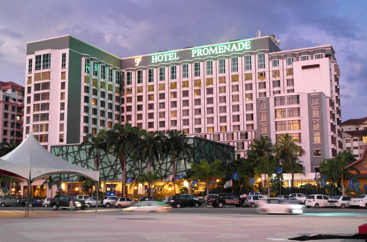 kota kinabalu - promenade hotel facade