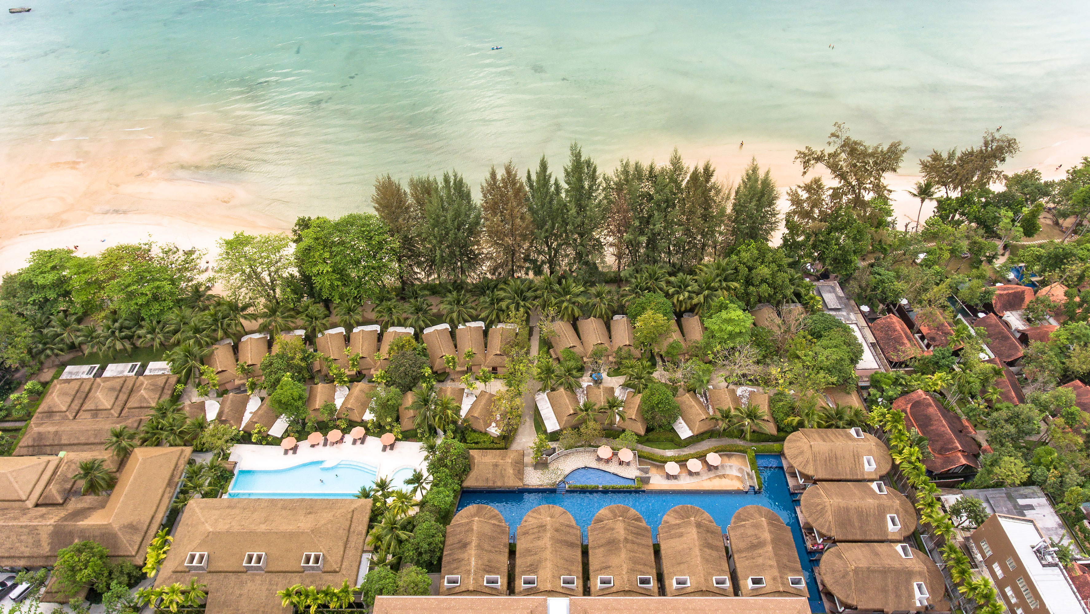 Stretched Aerial W Beach