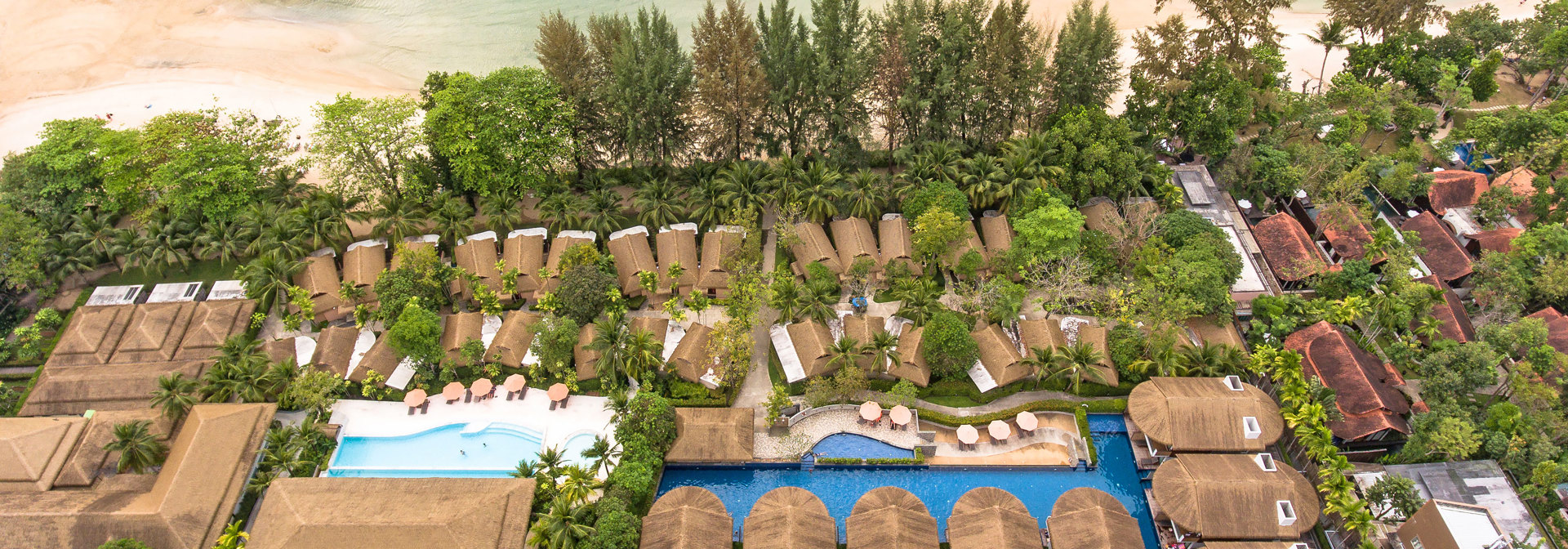 Stretched Aerial W Beach