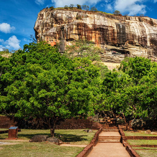 Natur og historie smelter sammen ved Sigiriya Rock Fortress