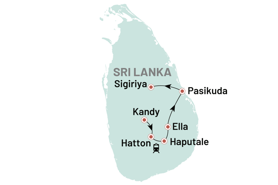 Sri Lanka Vandreferie I Sri Lankas Tehoejland Sommer